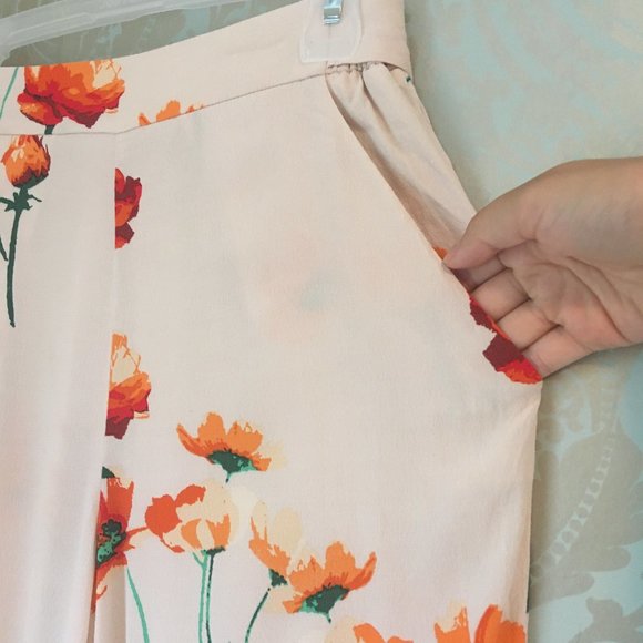 Wilfred 'Faun' Floral Wide Legged Pants Size Small - Picture 3 of 14